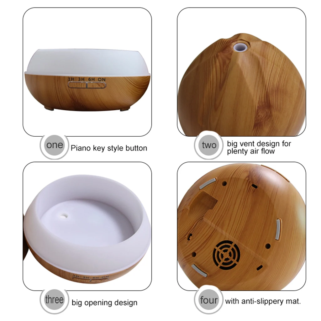 Oil Fragrance Diffuser Ultrasonic Humidifier Oil Diffuser with Remote Control Air Aroma Humidifier for Office Bedroom Home