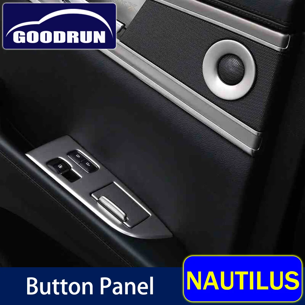 

Car Rising Window Panel for Lincoln NAUTILUS Car Door Handle Panel Window Rise Switch Button Cover Trim Auto Accessories