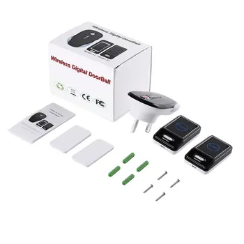 

Energy Saving one Touch Sensor Button Ultra-long Distance Control Optional Waterproof Transmitter Wireless Digital Doorbell