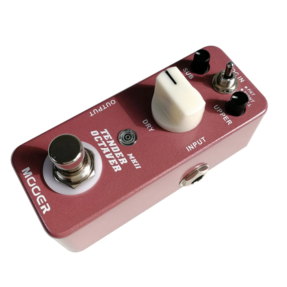 MOOER TENDER OCTAVER MKII точный гитарный октавер педаль эффектов True Bypass полный металлический корпус 3 режима гитары Запчасти и аксессуары