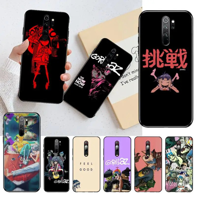 Роскошный чехол для телефона Gorillaz Boat Illust Music poster Redmi Note 9 8 8T 8A 7 6 6A Go Pro Max K20 |