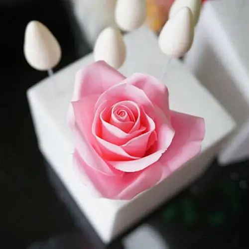 

6 Pcs Fondant Cake craft Rose Flower Cookie Mold Gum Paste Cutter Tools