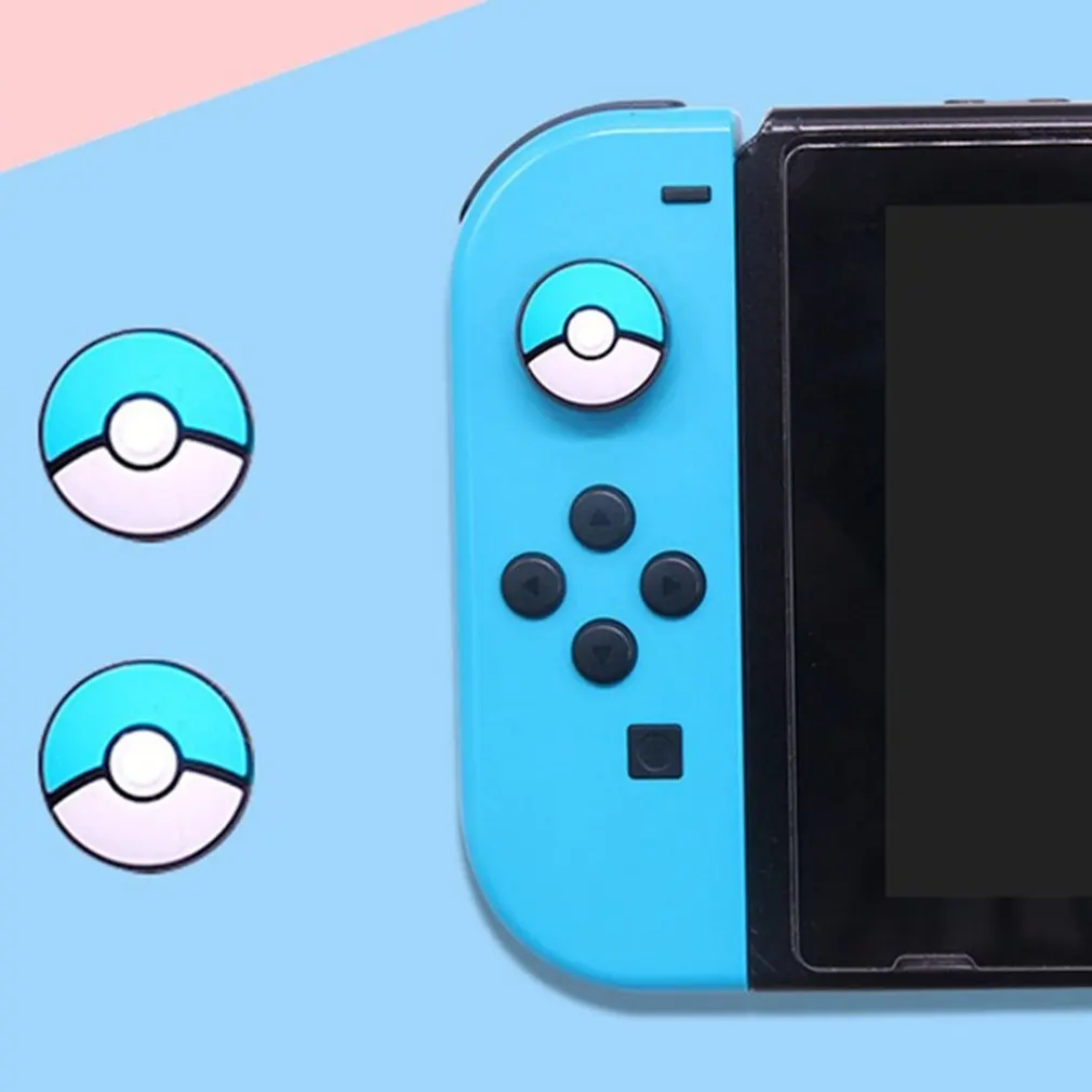 4 шт. ручки для большого пальца колпачок s NS NAND переключатель Poke Ball силиконовая