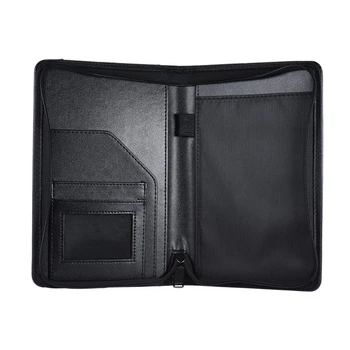 

A5 PU Leather Office Organizer Portfolio Padfolio Folder for Business IPad/Table and Card Interview Resume Binder