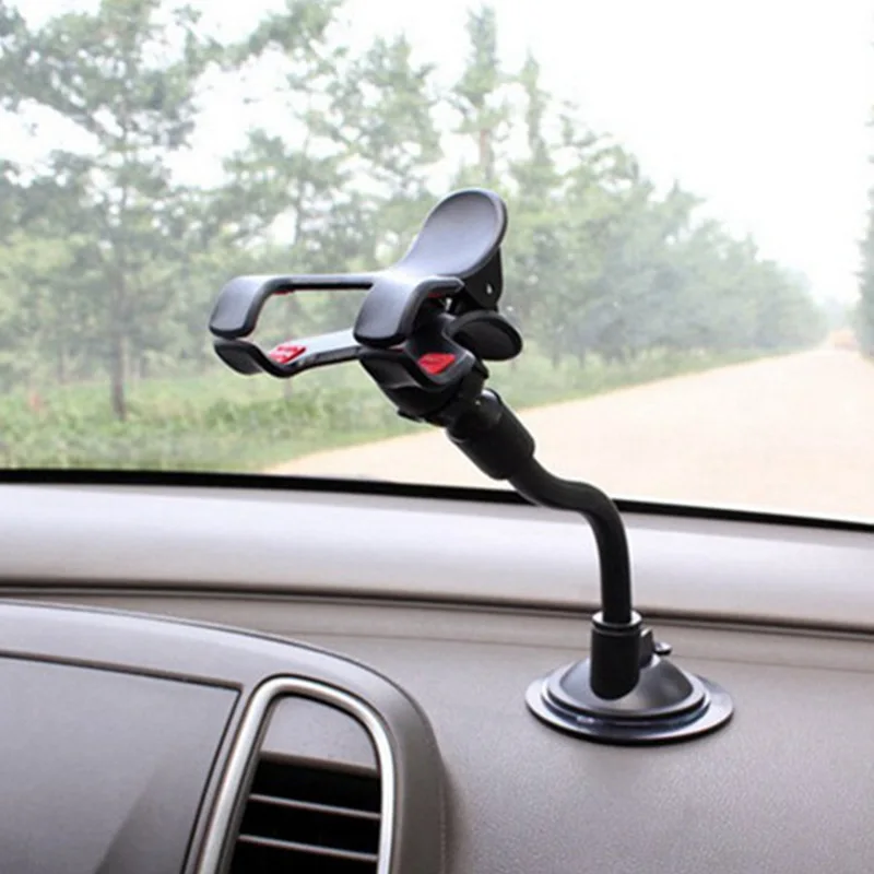 Автомобильный держатель для телефона 360 градусов вращение автомобильное крепление лобовое стекло зажим для samsung для Iphone универсальная подставка для мобильного телефона gps