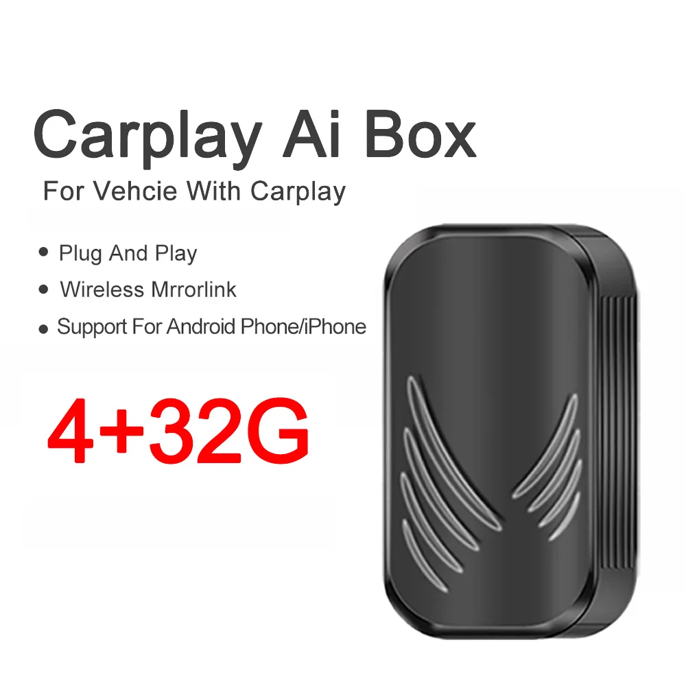 Universal 4K Wireless Carplay Adapter Dongle Car Touch Screen Mirror Link Car GPS Carplay Display Dongle For Netflix YouTube