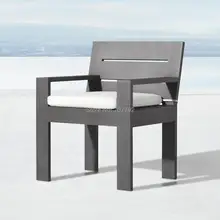 Современная открытая Терраса Сад алюминиевое кресло, мебель Наборы