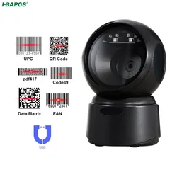 Scanner de codes à barres 1D, 2D, QR, plate forme d'image, lecteur USB omnidirectionnel, haute vitesse, précision, scanner Durable 