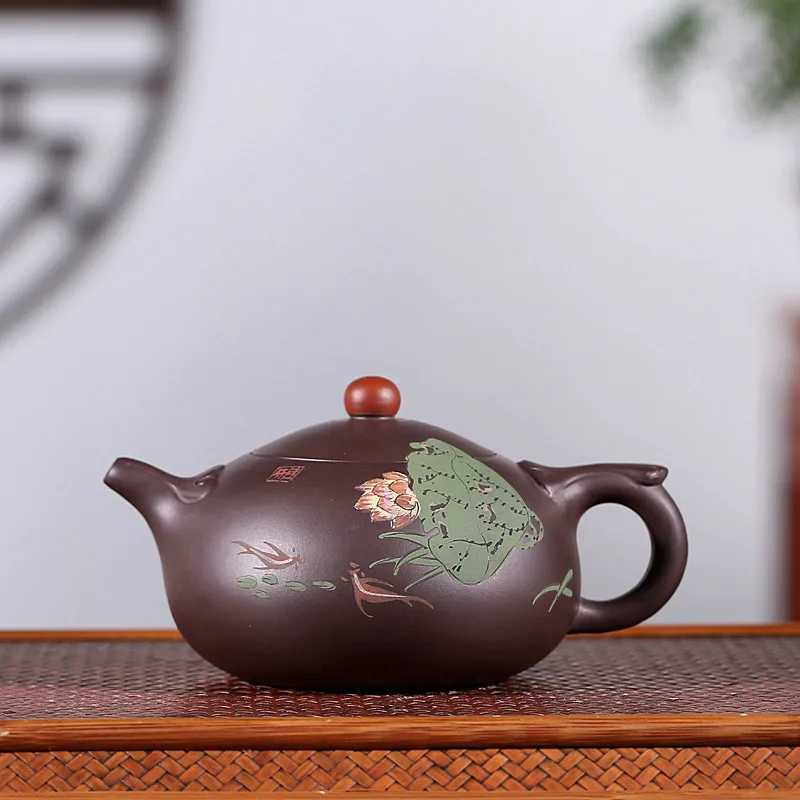 pure manual undressed ore purple clay hand painted fragrant