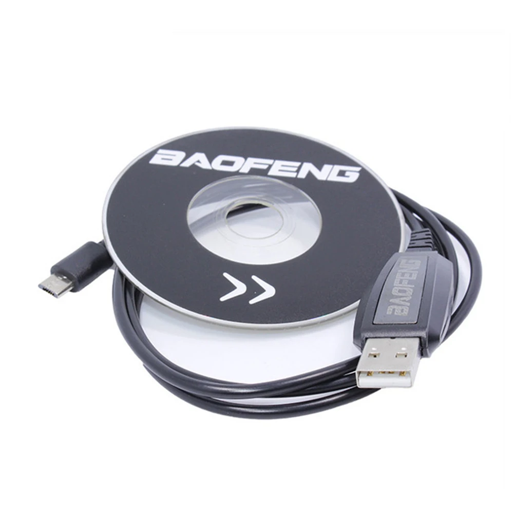 Mini USB Cable de programación con conductor para $TERM impacto BAOFENG BF-T1 Mini Walkie Talkie Radio CD Firmware accesorios de Radio de dos vías