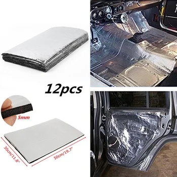 

12 pcs Car Heat Insulation Tri-layer design Interior Exterior Firewall