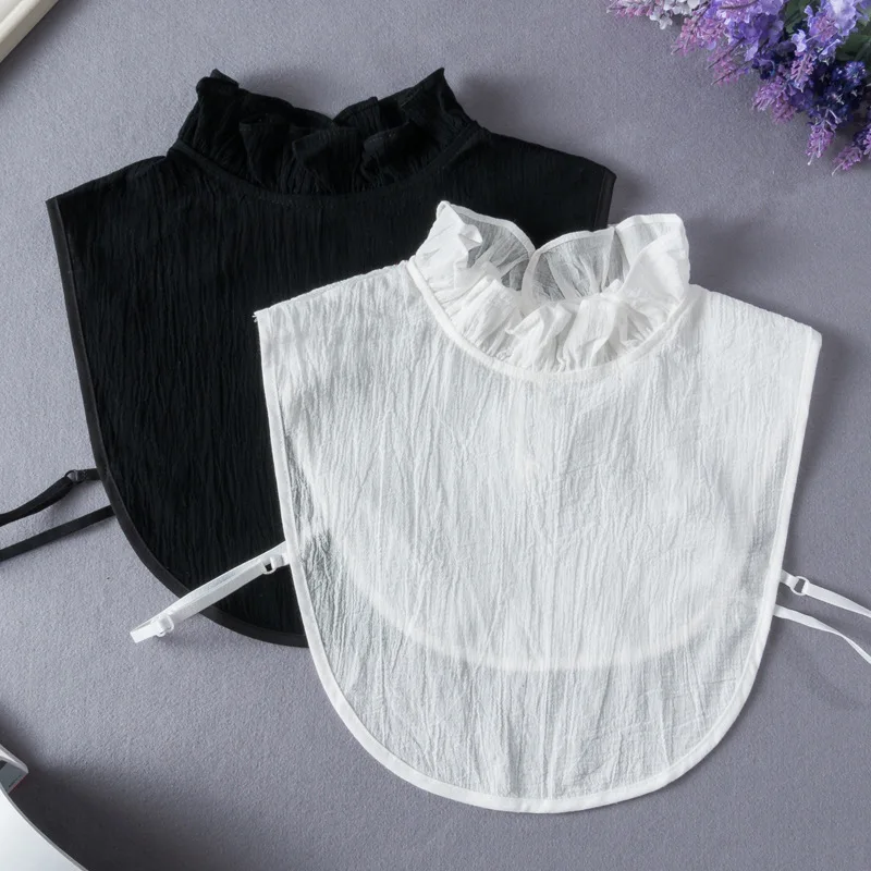 

Cute White Fake Collar for Women Detachable Shirt Collar False Collar Lapel Blouse Neckwear Half Shirt Decorative Nep Kraagie