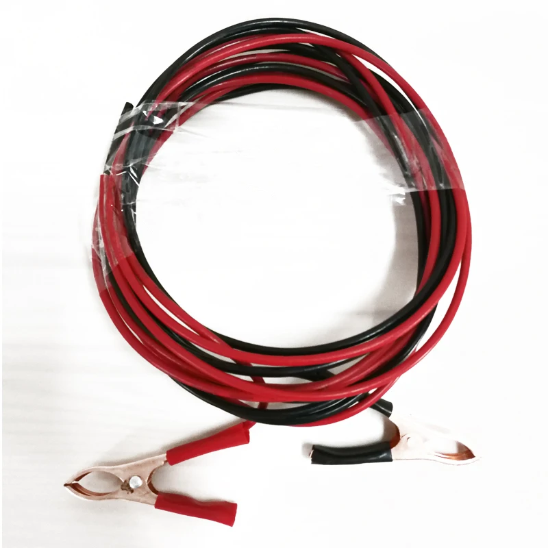11AWG 4MM2 3 Meters Battery Cable 200A Current Crocodile Extension Cord For 40A Solar Panel Energy System Lithium or Gel Battery