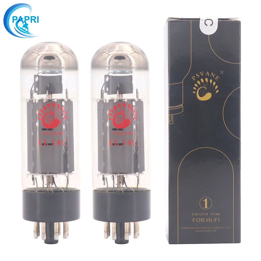 PSVANE HIFI EL34C Vacuum Tube New  Replace 6CA7 EL34-B Treasure Tube Factory Test&Match Reference Tube Amplifier