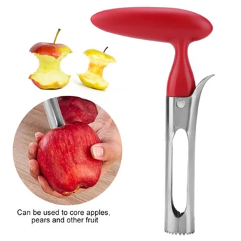 

Fruit Corer Safe Non-toxic Time-saving Stainless Steel Multi-function Apple Core Remover Pulp Separator Apple Core Puller