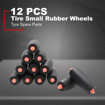 

12Pcs Replacement Tire Small Wheels Rubber Tyre Spare Parts for DJI RoboMaster S1 Intelligent Educational Robot