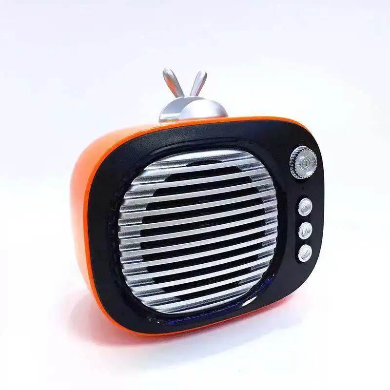 orange TWS: 1+ 1 Bluetooth Динамик ТВ мини-динамик Портативный беспроводной Bluetooth бас-динамик ретро фоторамка caixa de som tv - Цвет: orange