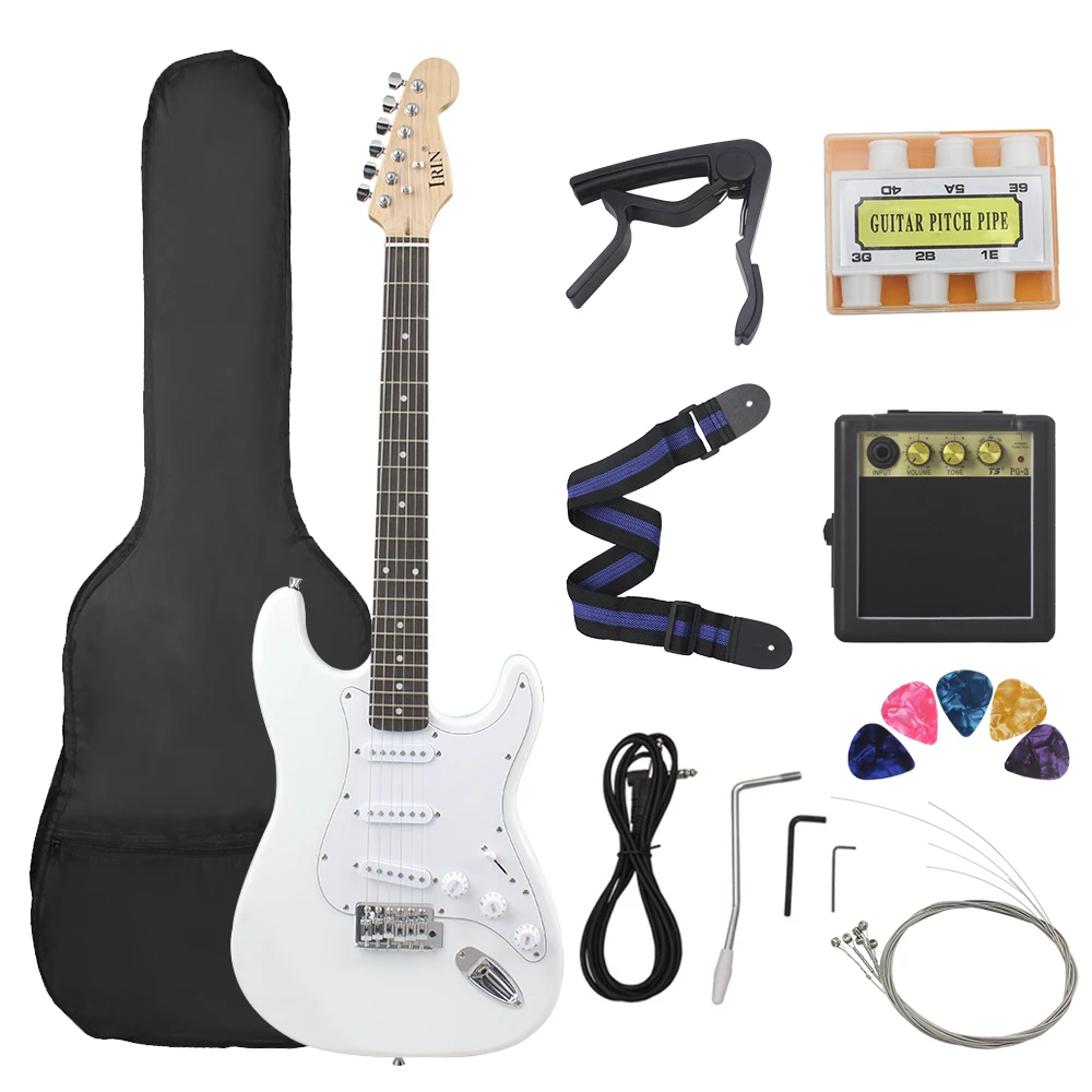 ST Electric Guitar 39 Inch 6 String 21 Frets Basswood Body Guitarra With Speaker Parts &amp Accessories |
