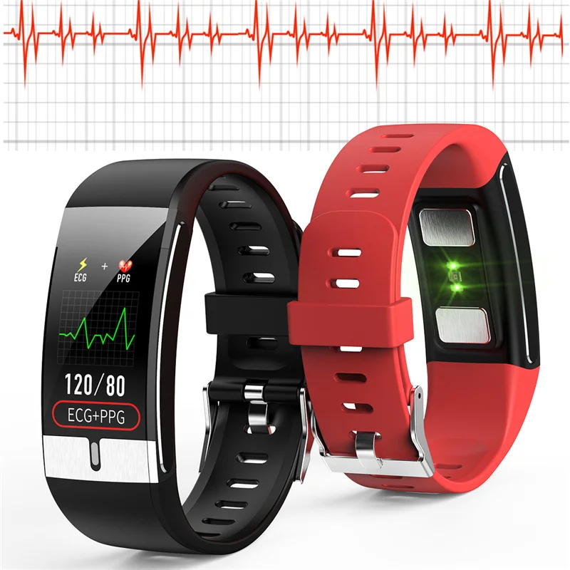 E66 Smart Watch Men Body Temperature ECG PPG Waterproof Sport Bracelet Blood Oxygen Heart Rate Smartwatch For iOS Android Phone