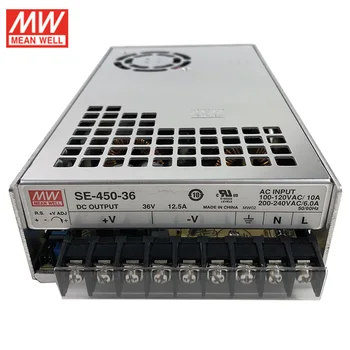 

SE-450-36 MEAN WELL 450W 36V Switching Power Supply 110V/220V AC to 36V DC 12.5A 450W Meanwell dc Power Supply Transformer PSU