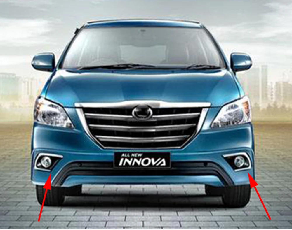 CSCSNL 2 шт. для Toyota Innova 2013 светодиодный DRL Дневной ходовой светильник светодиодный противотуманный фонарь крышка с указателем поворота желтый