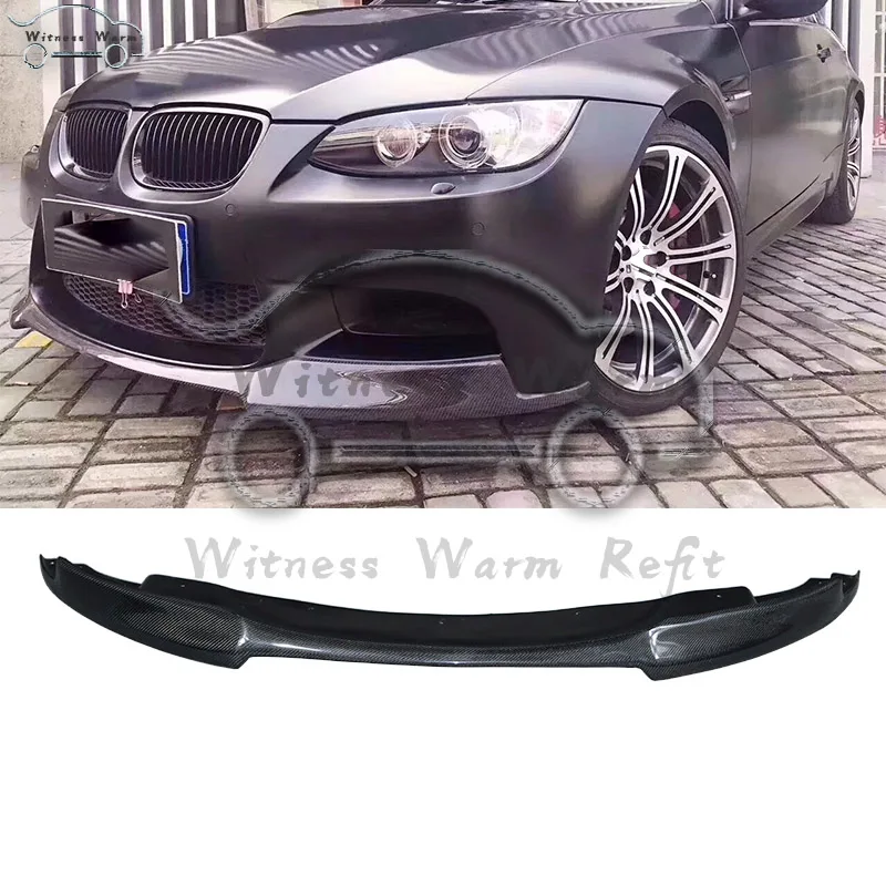 Front Bumper Diffuser Lip Spoiler for BMW E92 E93 M3 Car Styling Carbon Fiber Bumper Lip Splitter car body kit