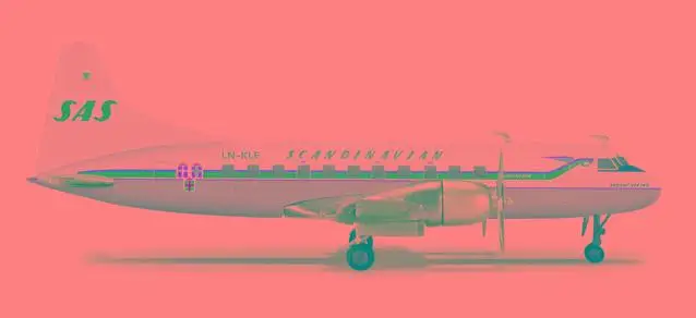 Herpa SAS скандинавский CV-440 LN-KLE воздуха 1/200 литой самолет модель самолета