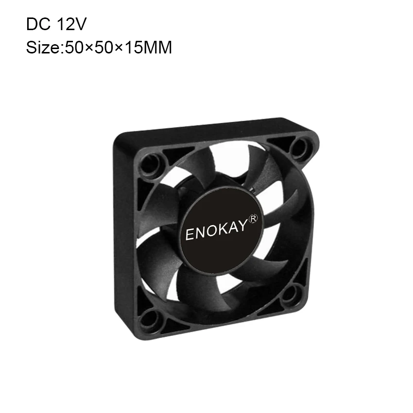 

Wholesale 2 Pieces 12V 24V 50mm 50x50x15mm 5CM 5015s DC 2Pin Brushless Heatsink Cooling Fan Hot Sale Sale Water Cooler Computer