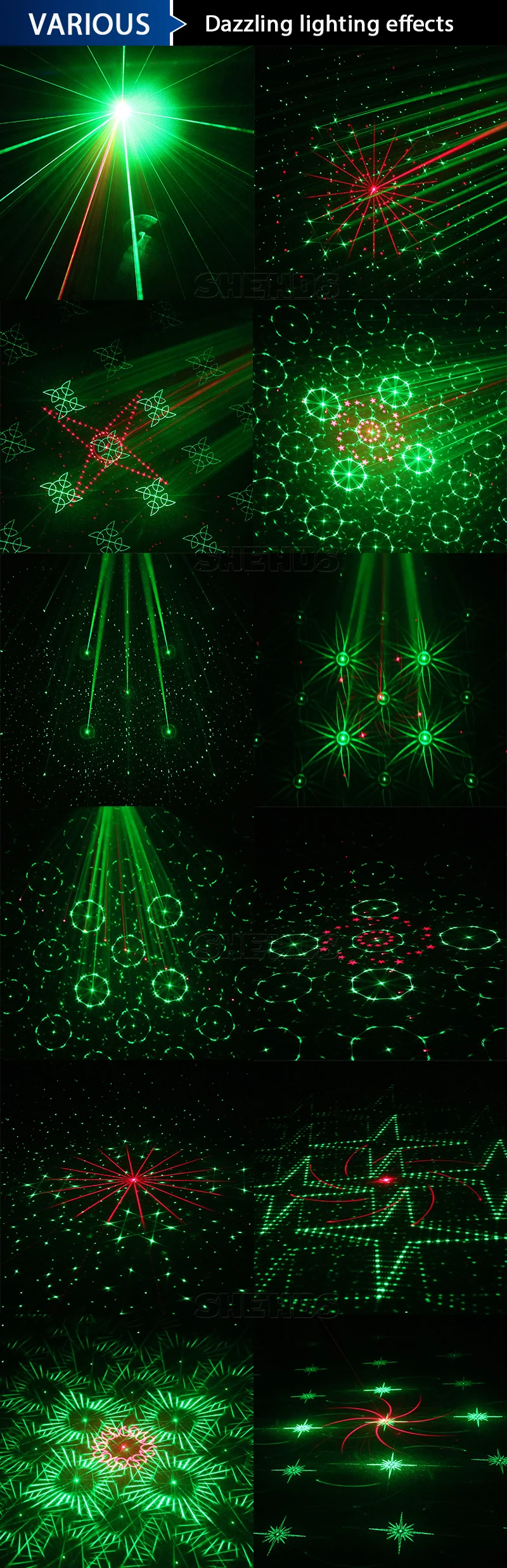 Светодиодный лазерный стробоскоп 4в1 DMX512 сценический эффект света хорошо подходит для DJ диско день рождения вечеринки свадьбы/Рождество украшения клубов и бара