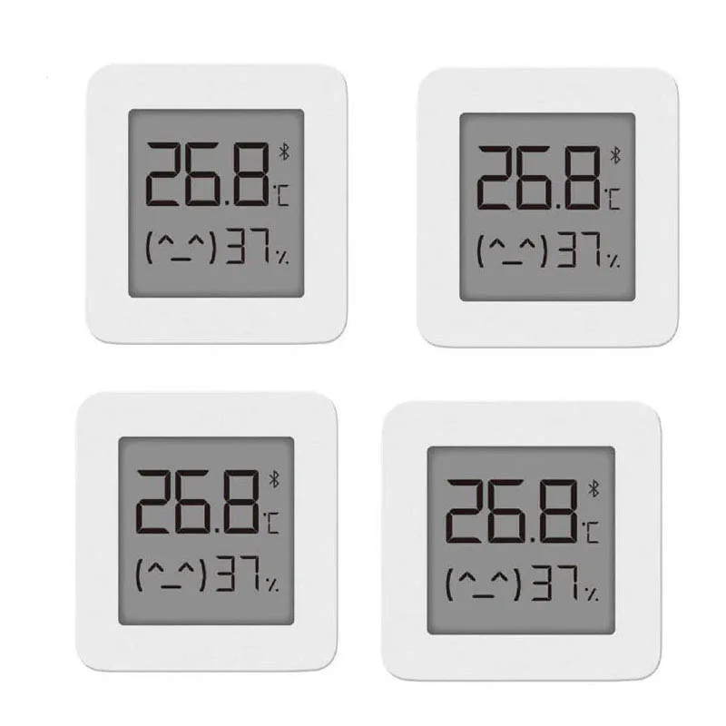 XIAOMI Mijia Bluetooth термометр 2 беспроводной умный электрический цифровой гигрометр термометр работает с приложением Mijia - Цвет: 4PCS