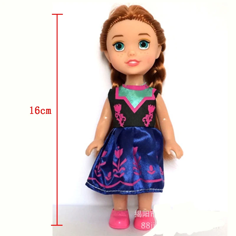 16 см disney Frozen2 Aisha Анна Принцесса пластиковая игрушка, кукла Барби День Рождения украшения друзья подарки детям