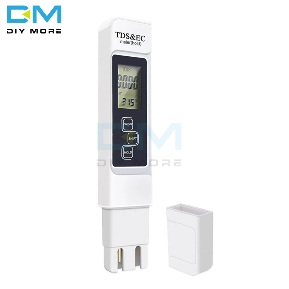 

Digital TDS EC Meter Water Qality Tester Meter Testing Pen Analyzer Purity Water Tester for Drink Pool Aquarium TDS Temperature
