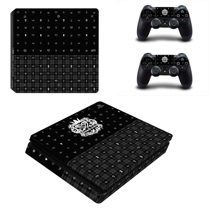 Kingdom Hearts 3 PS4 тонкие наклейки PS 4 Play station 4 тонкие Стикеры для playstation 4 Slim консоль и контроллер