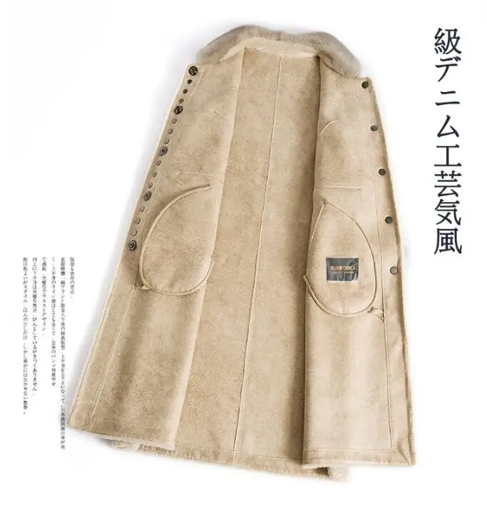 Настоящее меховое пальто из норки меховой воротник шерстяная куртка осень зима пальто женская одежда корейская винтажная овечья шерсть Женские топы ZT3537