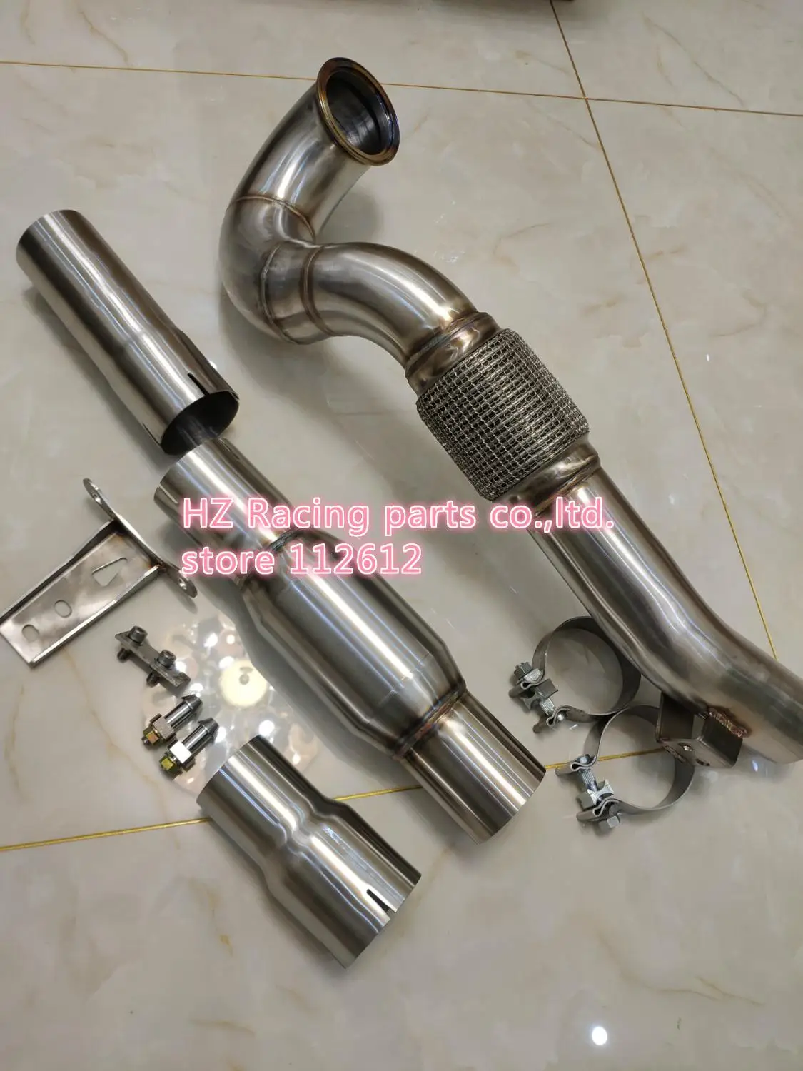 MK7 MK7.5 downpipe for GTI Seat Leon Cupra 5F Downpipe Skoda RS 5E TFSI A3 1.8T 2.0T 200cc Cat 2013+ | Автомобили и мотоциклы