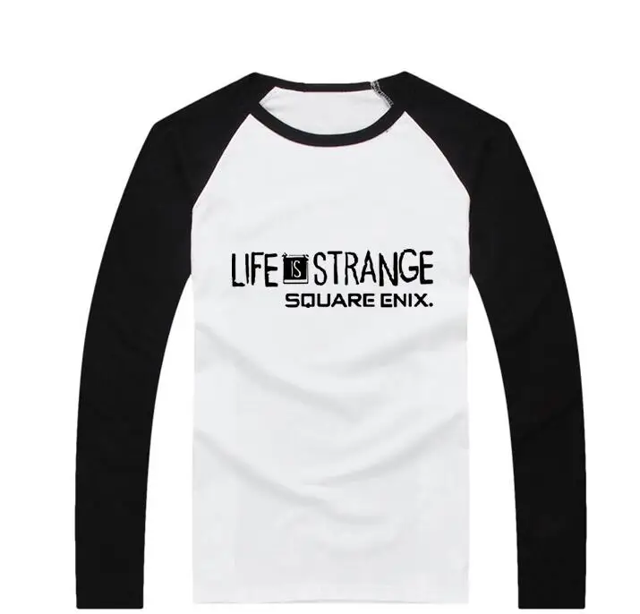 Новая летняя брендовая одежда Life Is Strange, Мужская футболка с круглым вырезом и принтом, хлопковая модная футболка с длинным рукавом
