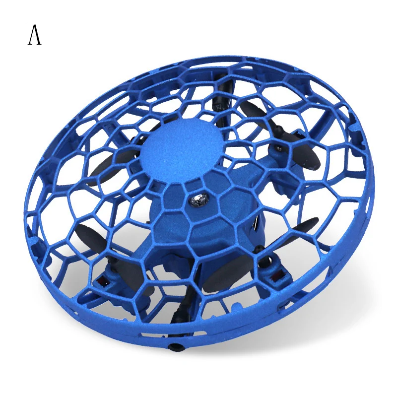 Induction Control Fly UFO беспилотный Интеллектуальный жетон индукционный UFO Радиоуправляемый Дрон подвеска избегание препятствий часы пульт дистанционного управления 3 модели управляемая игрушка - Цвет: Induction Control