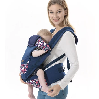 

Kids Baby Hip Seat Carrier Floral Toddler Baby Boy Girl Carriers Multifunctional Detachable Infant Carrier with Waist Stool