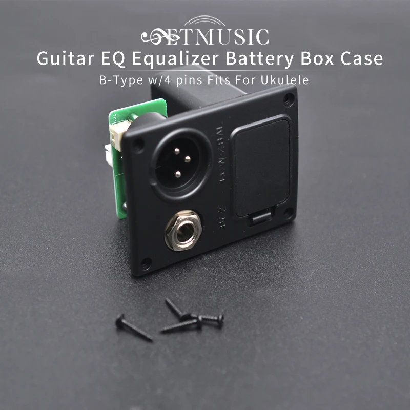 5/10pcs Acoustic Guitar Pickup Equalizer Eq 9v Battery Boxs/holder/case