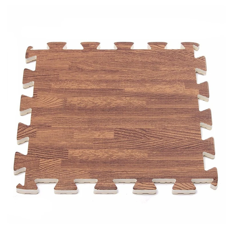 9 шт. EVA пена Блокировка упражнений защитный пол тренажерный зал коврик глубокий зерна