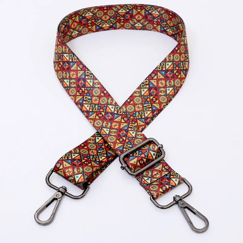 3/8M 38 мм полиэстер печатные ленты Этническая Одежда сумка на пояс с ремешком для