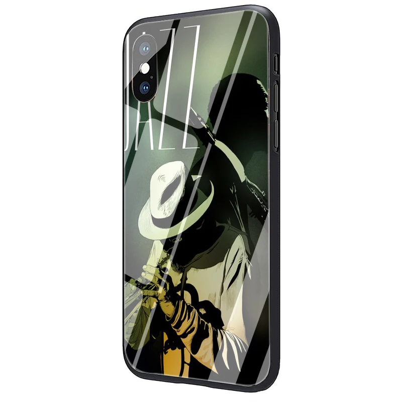 EWAU Blue Note Jazz Music Records закаленное стекло чехол для телефона чехол для iPhone 5 5S SE 6 6s 7 8 Plus X XR XS 11 Pro Max - Цвет: G3