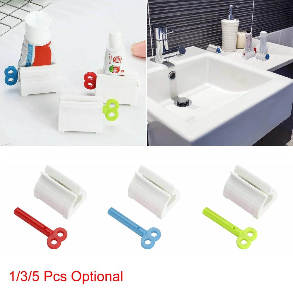 Пластиковый соковыжималка для зубной пасты легкий дозатор держатель для ванной комнаты