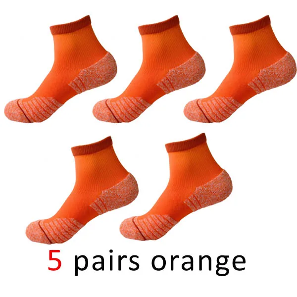 orange VERIDICAL/5 пар/лот; хлопковые мужские носки; Компрессионные носки для мальчиков; плотные зимние стандартные дышащие рабочие носки хорошего качества; meias - Цвет: orange