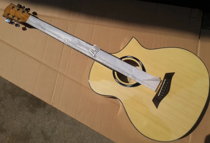 Хорошая Гитары ra sharp cutway Акустическая гитара 40 дюймов высокого качества с бесплатным строки