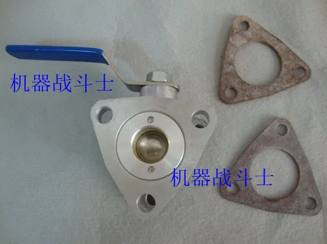 Triangular Flanged Ball Valve for Fuel Tanker Fittings (Installation and Use of Bellows and Flanges at the Bottom of Fuel Tanker