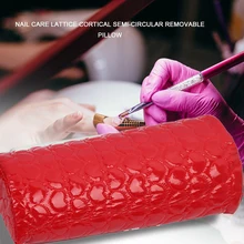 Моющаяся профессиональная маникюрная подушка из искусственной кожи, мягкий инструмент для рук, салонная Подушка для ногтей, антиприжимной держатель, оборудование для рук