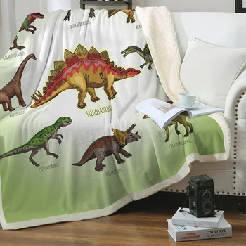 

Simanfei Woolen Blanket Double-layer Thickened Digital Printing Arctic Fleece Throw Blanket For Sofa Bed Single Double Bedspread