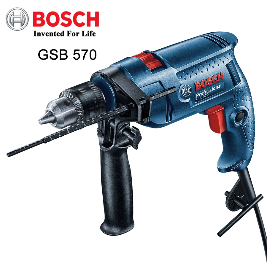 オンラインストア大阪 ボッシュ 電気インパクトドリルgsb570 電気ハンマー 家庭用多機能ピストルドリル 電動工具 コンクリートドリル 買い専門店 Www Jonwai Com