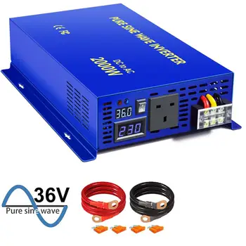 

2000W Pure Sine Wave Inverter Car Battery 12v 24v 36v 48v dc to ac 110v 120v 220v 230v for Off Grid Solar System Power Inverter